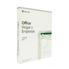 Microsoft Office Hogar y Empresas 2019, 1 PC, Español, Windows/Mac.